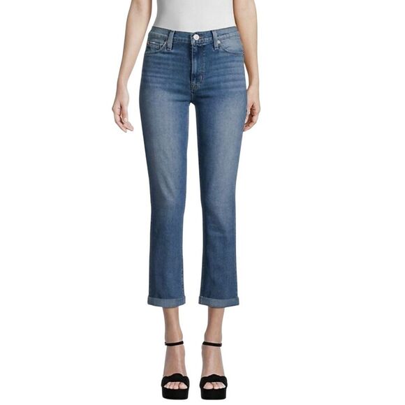 Hudson Blair high rise crop medium wash jeans size 28 - Picture 14 of 14